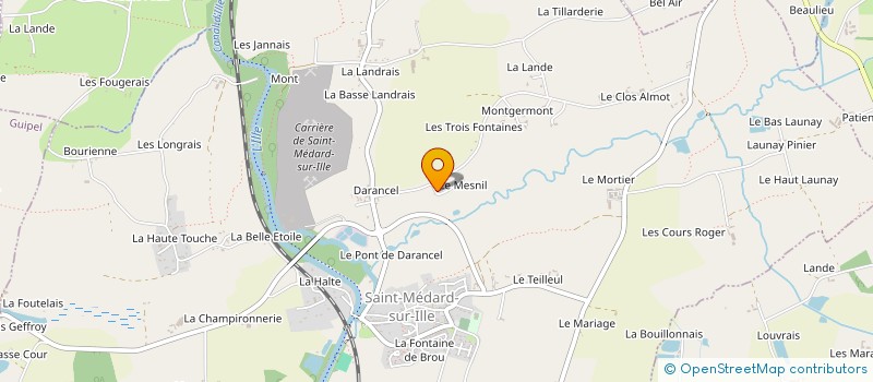 localisation de l'entreprise DELABARRE ENERGIE  SAINT-GERMAIN-SUR-ILLE