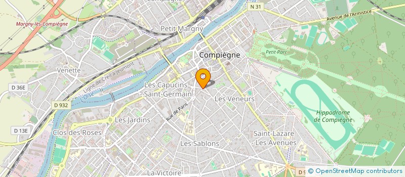 localisation de l'entreprise DELABARRE FORMATION  COMPIEGNE