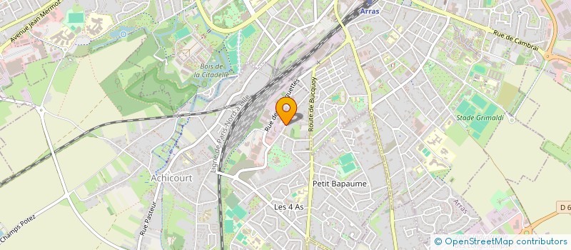 localisation de l'entreprise DELABEL 2  ACHICOURT