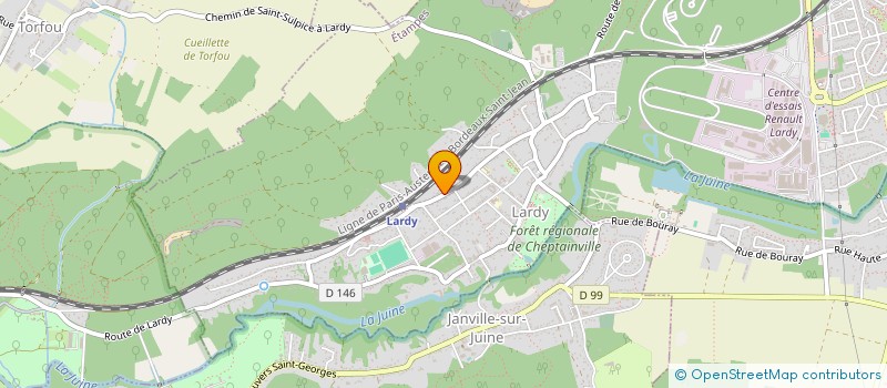 localisation de l'entreprise DELABY'ERE A LA PERROT  LARDY