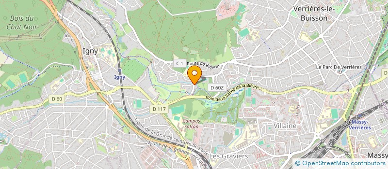 localisation de l'entreprise DELABY MAUDUY à VERRIERES-LE-BUISSON