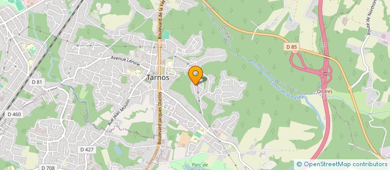 localisation de l'entreprise DELACALE à TARNOS