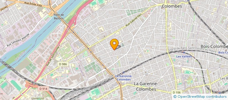 localisation de l'entreprise DELACAMPAGNE TCE à COLOMBES