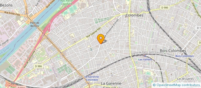 localisation de l'entreprise DELACHAUX INTERNATIONAL à COLOMBES