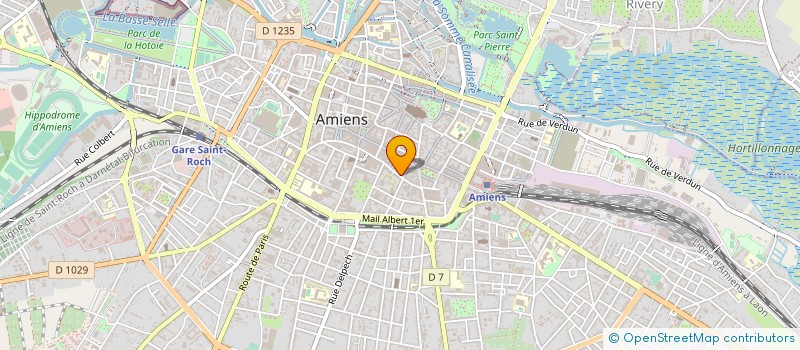 localisation de l'entreprise DELACLEF IMMOBILIER à AMIENS