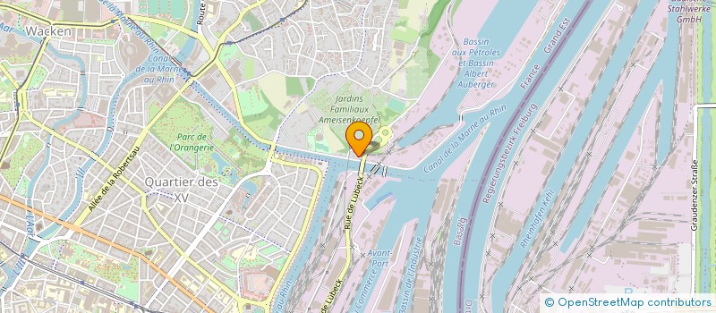 localisation de l'entreprise DELACOM à STRASBOURG