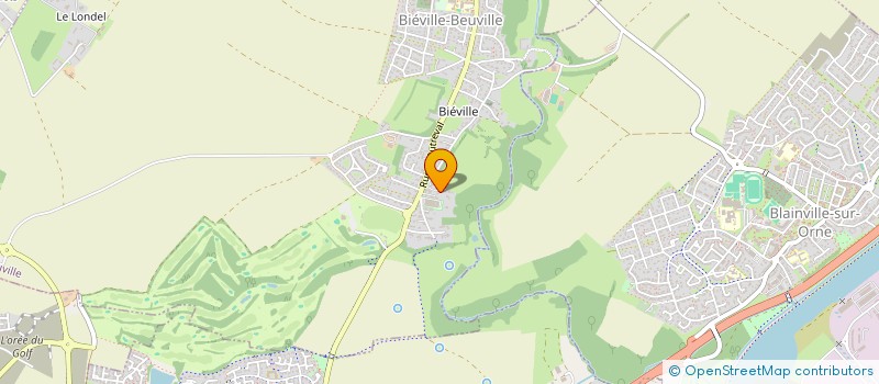 localisation de l'entreprise DELACOTTE FINANCES  BIEVILLE-BEUVILLE