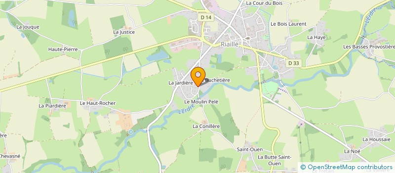localisation de l'entreprise DELACOUR LEVERS à RIAILLE