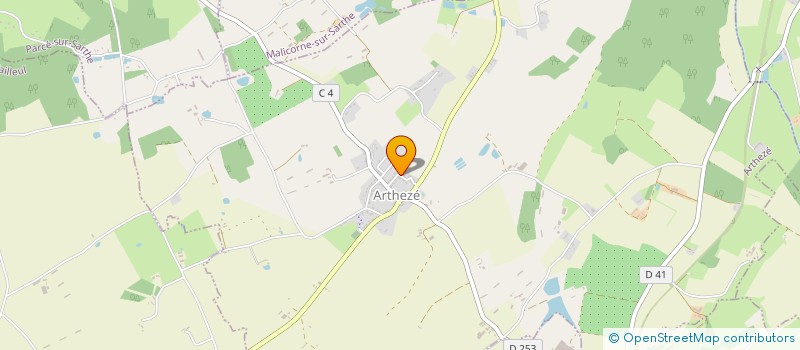 localisation de l'entreprise DELACOURS à ARTHEZE