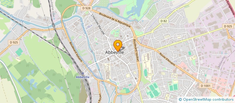localisation de l'entreprise DELACOURT à ABBEVILLE