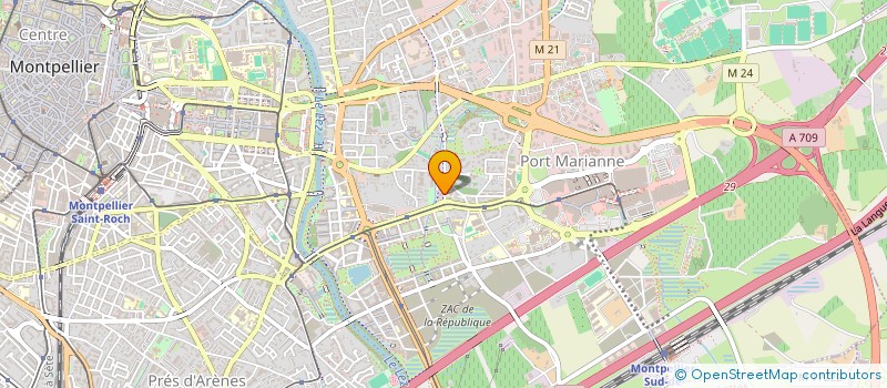 localisation de l'entreprise DELACROIX à MONTPELLIER