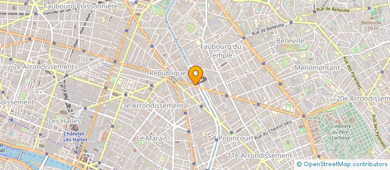 localisation de l'entreprise DELACROIX-CHEVALIER SA à PARIS