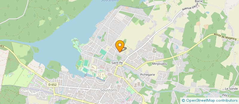 localisation de l'entreprise DELACROIX-LIEBAUX  SOUSTONS