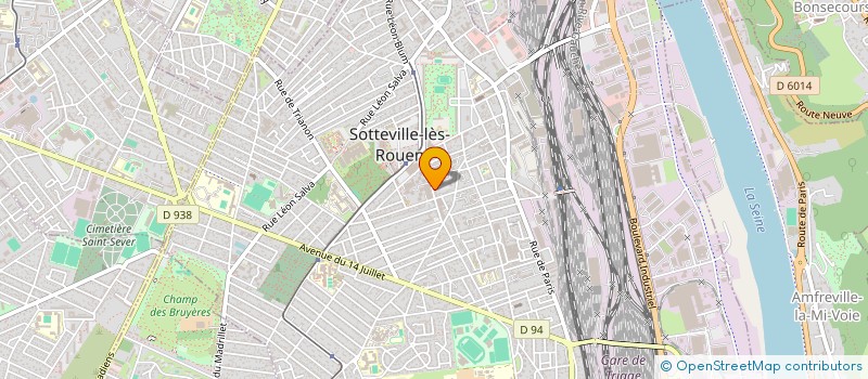 localisation de l'entreprise DELACROIX PRODUCTION  SOTTEVILLE-LES-ROUEN