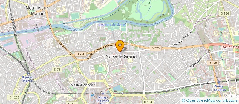 localisation de l'entreprise DELACROIX SARL à NOISY-LE-GRAND