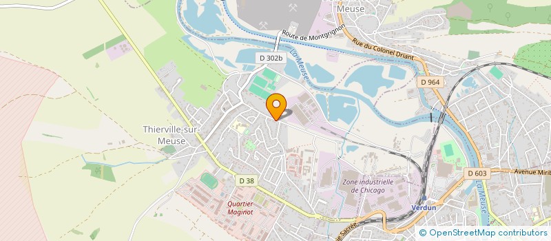 localisation de l'entreprise DELADE INVESTISSEMENTS à THIERVILLE-SUR-MEUSE