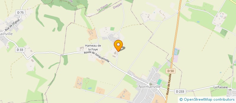 localisation de l'entreprise DELADET  NORMANVILLE