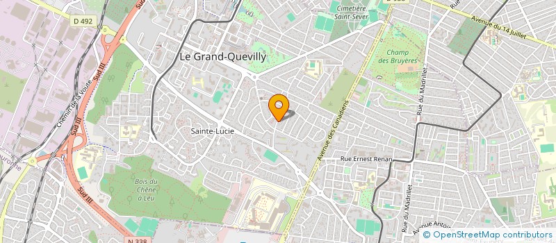 localisation de l'entreprise DELADISTRI à LE GRAND-QUEVILLY