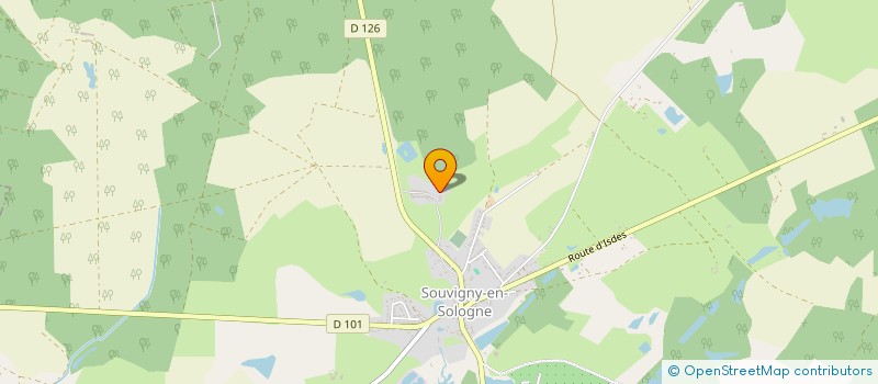 localisation de l'entreprise DELAF  CHAUMONT-SUR-THARONNE