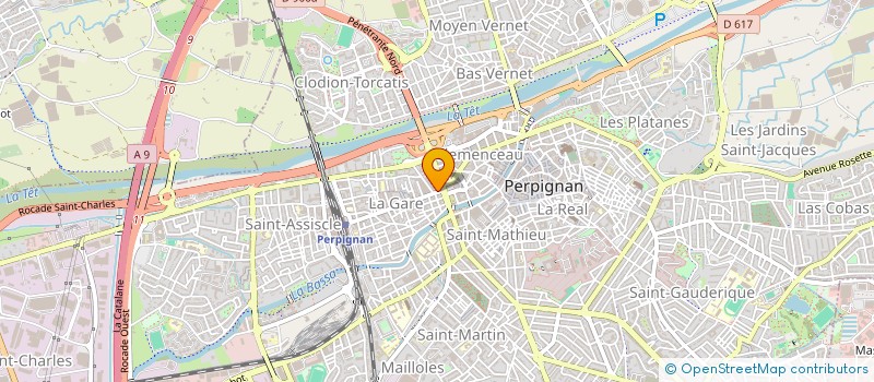 localisation de l'entreprise DELAFAMILLE  PERPIGNAN