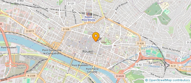 localisation de l'entreprise DELAFOSSE & ASSOCIEE à ROUEN