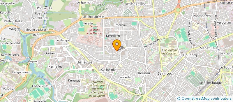 localisation de l'entreprise DELAFOSSE EZANNO INDIVISION à BREST