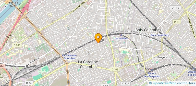 localisation de l'entreprise DELAFOY MATHIEU ET POIDVIN AMELIE à LA GARENNE-COLOMBES