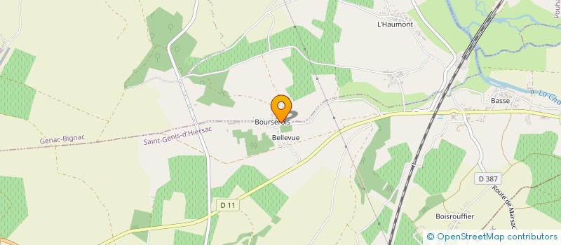 localisation de l'entreprise DELAGE à SAINT-GENIS-D'HIERSAC