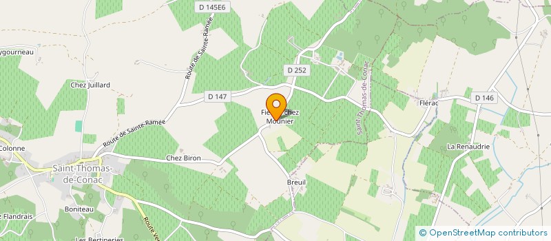 localisation de l'entreprise DELAGE à SAINT-THOMAS-DE-CONAC
