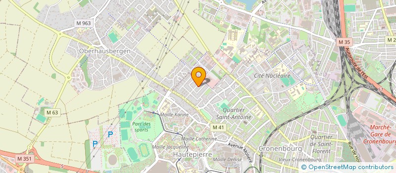 localisation de l'entreprise DELAGE à STRASBOURG