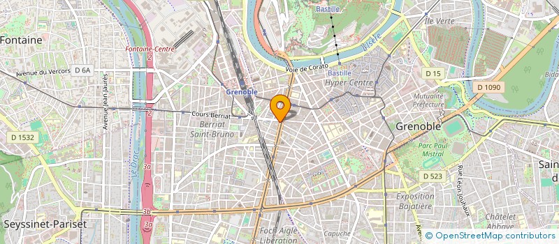 localisation de l'entreprise DELAGE-CHABANON  GRENOBLE