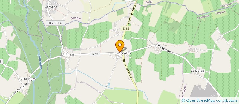 localisation de l'entreprise DELAGE&CO  VAL-DE-COGNAC