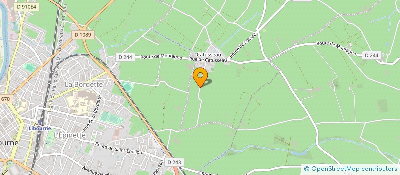 localisation de l'entreprise DELAGE FRERES  POMEROL