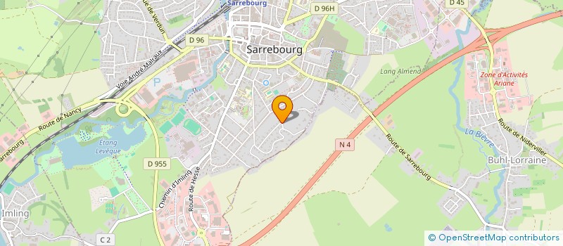 localisation de l'entreprise DELAGE IMMO  SARRALTROFF