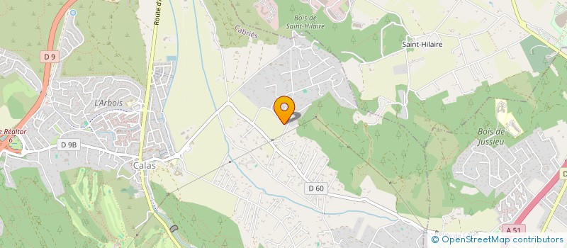 localisation de l'entreprise DELAGE-POGGIOLI  CABRIES