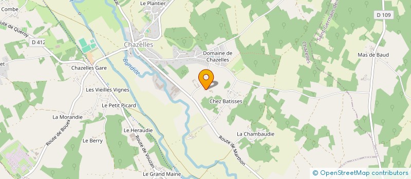 localisation de l'entreprise DELAGE RACING à CHAZELLES