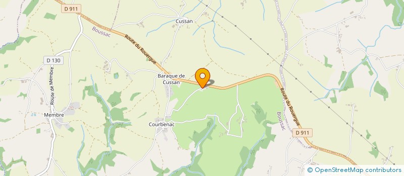 localisation de l'entreprise DELAGRI DISTRIBUTION  BOUSSAC