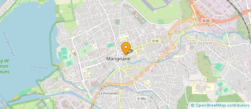 localisation de l'entreprise DELAGUILA PRIMEURS  MARIGNANE