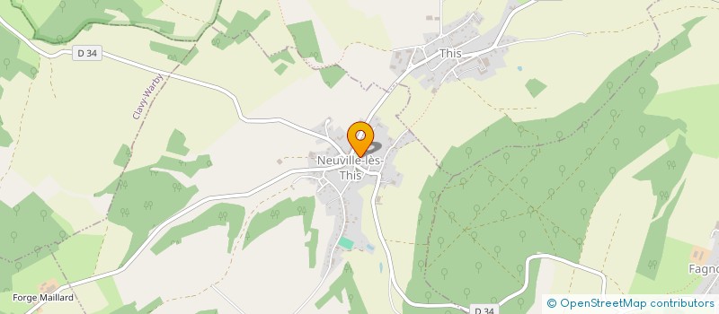 localisation de l'entreprise DELAHAUT à NEUVILLE-LES-THIS