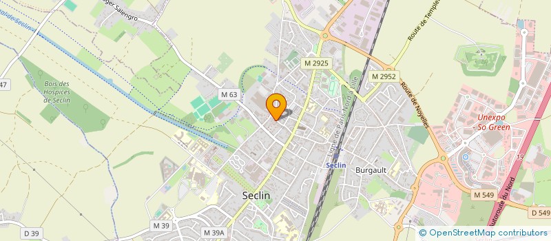 localisation de l'entreprise DELAHAUT L & C  SECLIN