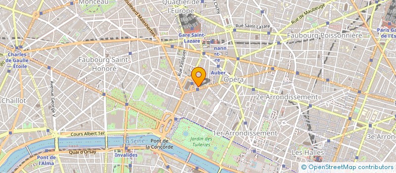 localisation de l'entreprise DELAHAYE FINANCE S.A.  PARIS