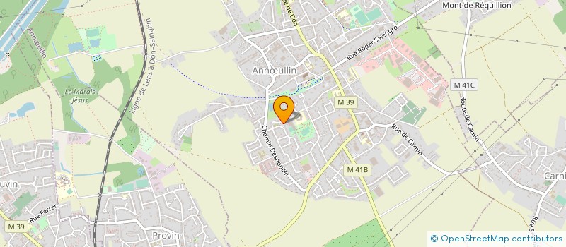 localisation de l'entreprise DELAHAYE GUILLAUME CONSTRUCTIONS  ANNULLIN