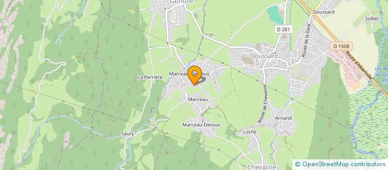 localisation de l'entreprise DELAHAYE INVEST HOLDING  DOUSSARD