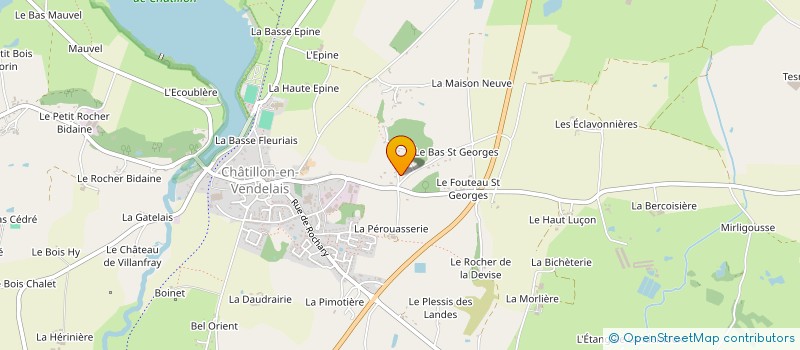 localisation de l'entreprise DELAHAYE-MASSON  CHATILLON-EN-VENDELAIS