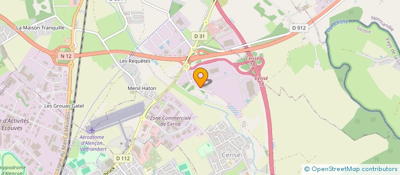 localisation de l'entreprise DELAHAYE PARTNERS à CERISE