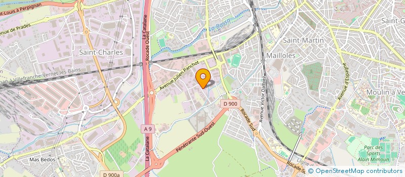 localisation de l'entreprise DELAHAYE-SEGURA  PERPIGNAN