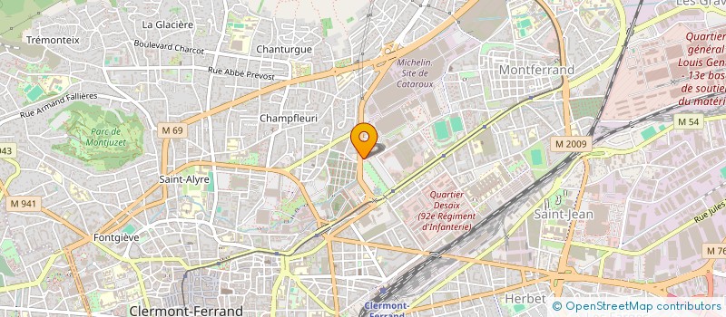 localisation de l'entreprise DELAHOUSE AGENCY  CLERMONT-FERRAND