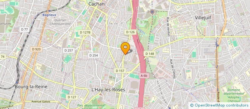 localisation de l'entreprise DELAI COURSE à L'HAY-LES-ROSES