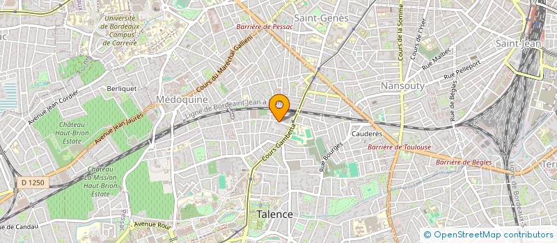 localisation de l'entreprise DELAICO-ORIENTAL  TALENCE