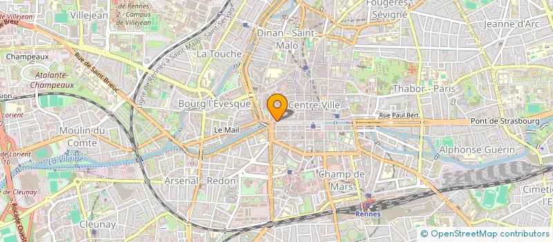 localisation de l'entreprise DELAIGUE IMMOBILIER  RENNES